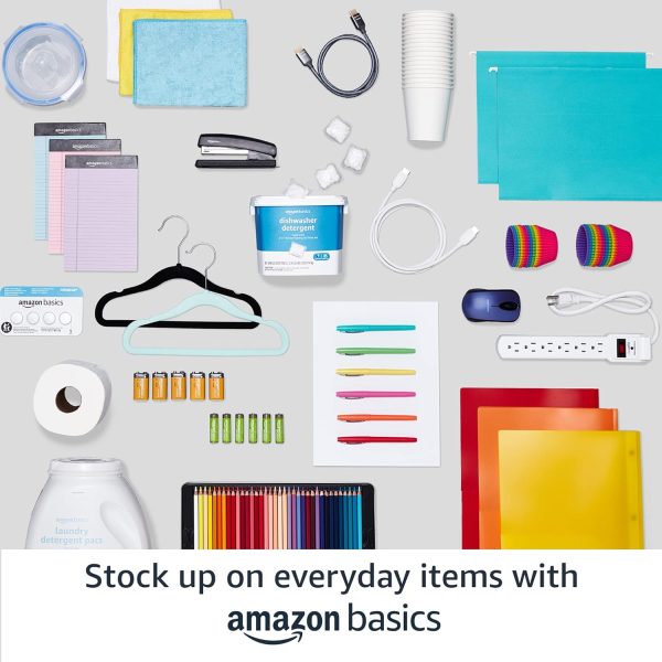 Amazon Basics 4-Shelf Adjustable Heavy Duty Steel Wire Rack Storage Shelving Organizer for Kitchen, Garage, 36" L x 14" W x 54" H, Black - Image 7